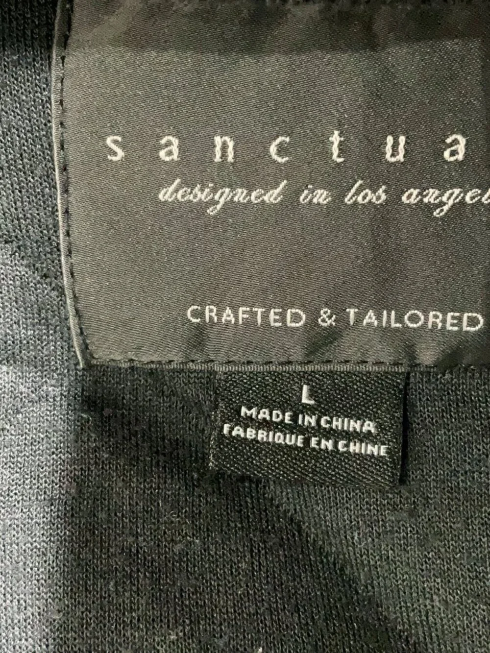 Sanctuary Quilted Bomber Jacket- Large